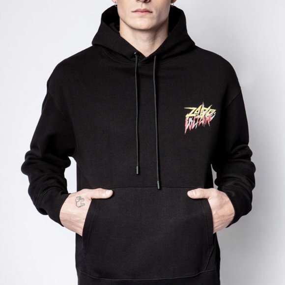 NWT Zadig & Voltraire Sanchi Photoprint CDF Sweatshirt, Size XS, S, M - Picture 1 of 6